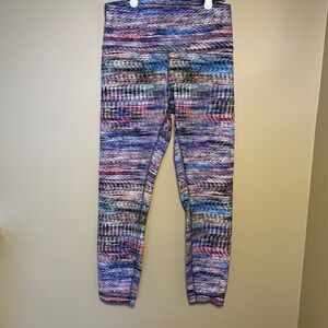 Lululemon Wunder Train High-Rise Tight 25" Digital Oasis White Multi Size